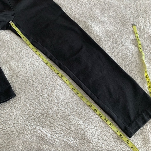 Eileen Fisher Knit Pants Womens Medium Gray Pull On Stretch Straight Leg career - Picture 8 of 8